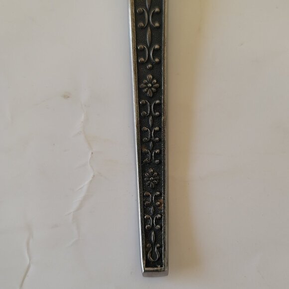 Riveria Cardova Serving Meat Fork 9 Inch Stainless with Black Accents - Picture 5 of 10